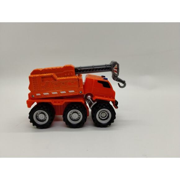 Matchbox Mattel 2010 Big Rig Buddies "Lanky" the Orange Crane Truck LOOSE - Picture 5 of 8